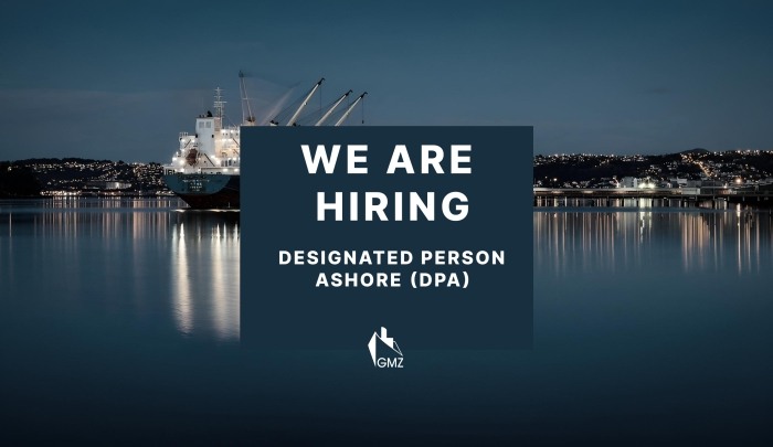 GMZ Hellas Expands Team: Hiring a Designated Person Ashore (DPA)